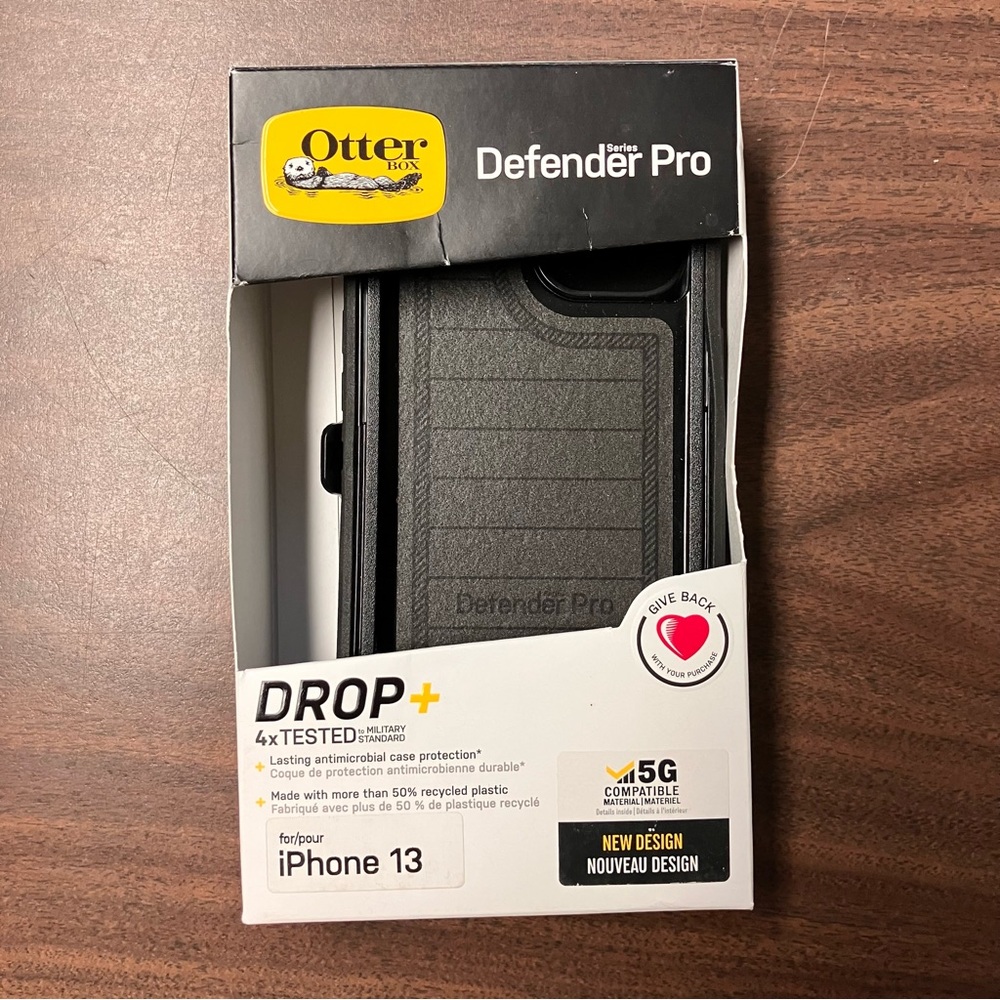 OtterBox Defender Pro Case for iPhone 13 - Black
